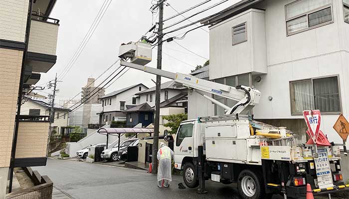 光回線の開通工事