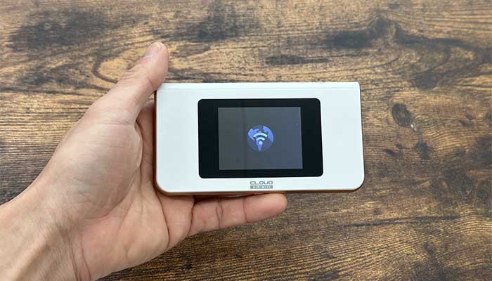 AiR WiFi（Air1)の初期設定方法・手順を解説する写真