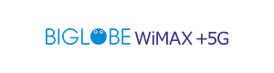 BIGLOBE WiMAXの白背景ロゴ