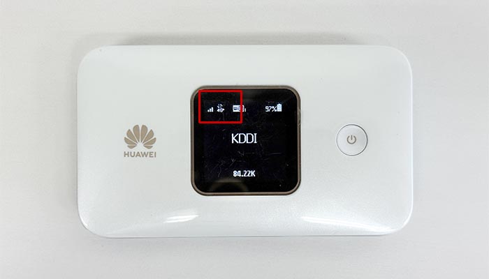 HUAWEI E5785でpovo2.0を利用する設定方法を解説している写真