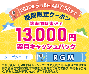 BIGLOBE WiMAXのキャンペーンバナー画像